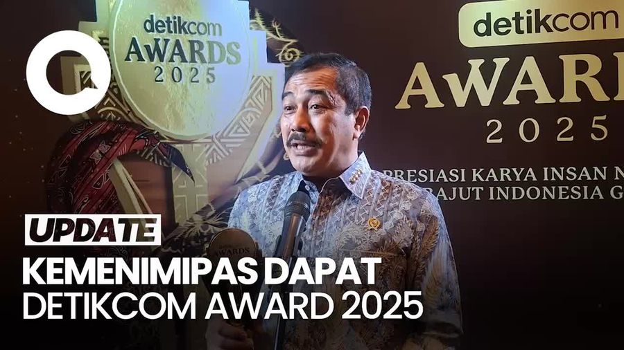 Video Menteri Agus Terima detikcom Awards : Ini Jadi Penyemangat