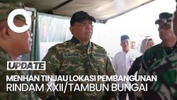 Video: Menhan Sjafrie Cek Lokasi Pembangunan Rindam XXII/Tambun Bungai