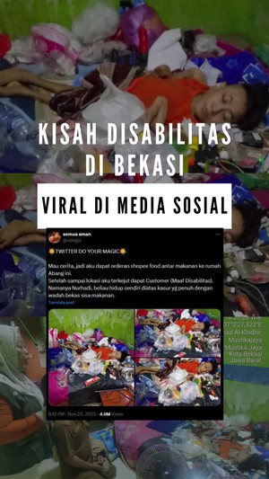 Video: Disabilitas Nurhadi Menolak Dievakuasi Dinsos Jabar