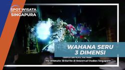 Mengendarai Wahana Seru Transformers Ride dan Menyelamatkan Dunia di Universal Studio, Singapura  