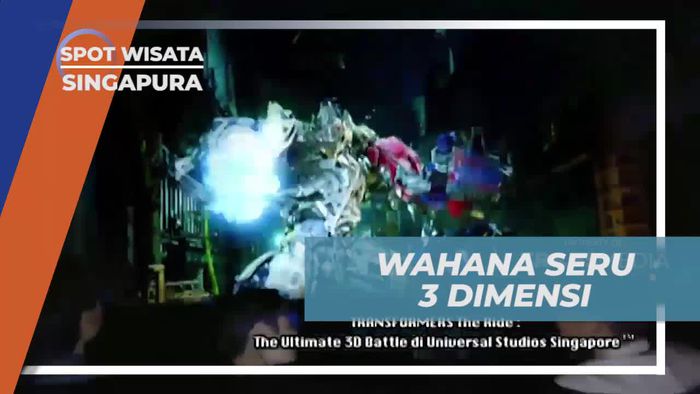 Mengendarai Wahana Seru Transformers Ride dan Menyelamatkan Dunia di Universal Studio, Singapura  