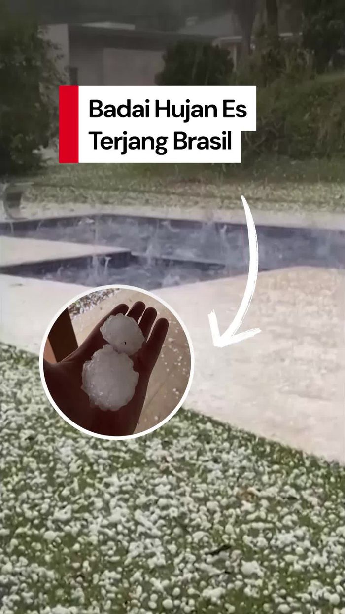 Video 246 Orang Terluka Akibat Badai Hujan Es di Brasil