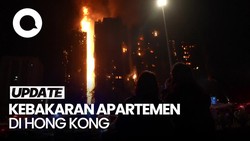 Video: Kebakaran Apartemen di Hong Kong, 13 Orang Tewas
