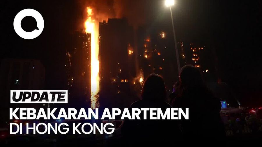 Video: Kebakaran Apartemen di Hong Kong, 13 Orang Tewas