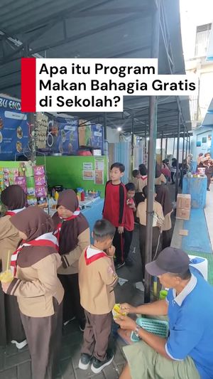 Video: Mengenal Makan Bahagia Gratis di SDN Tambora 01 dan 03 Pagi