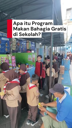 Video: Mengenal Makan Bahagia Gratis di SDN Tambora 01 dan 03 Pagi