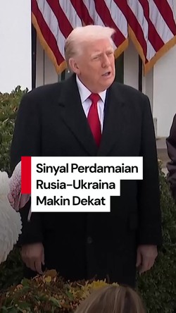Video Trump Pede Perdamaian Ukraina Vs Rusia Makin Nyata