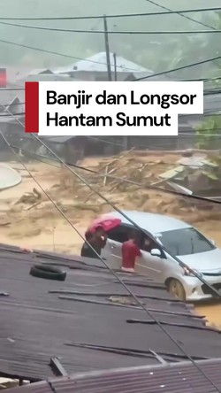 Video: Detik-detik Banjir Bandang dan Longsor Hantam Sumut, 10 Orang Tewas