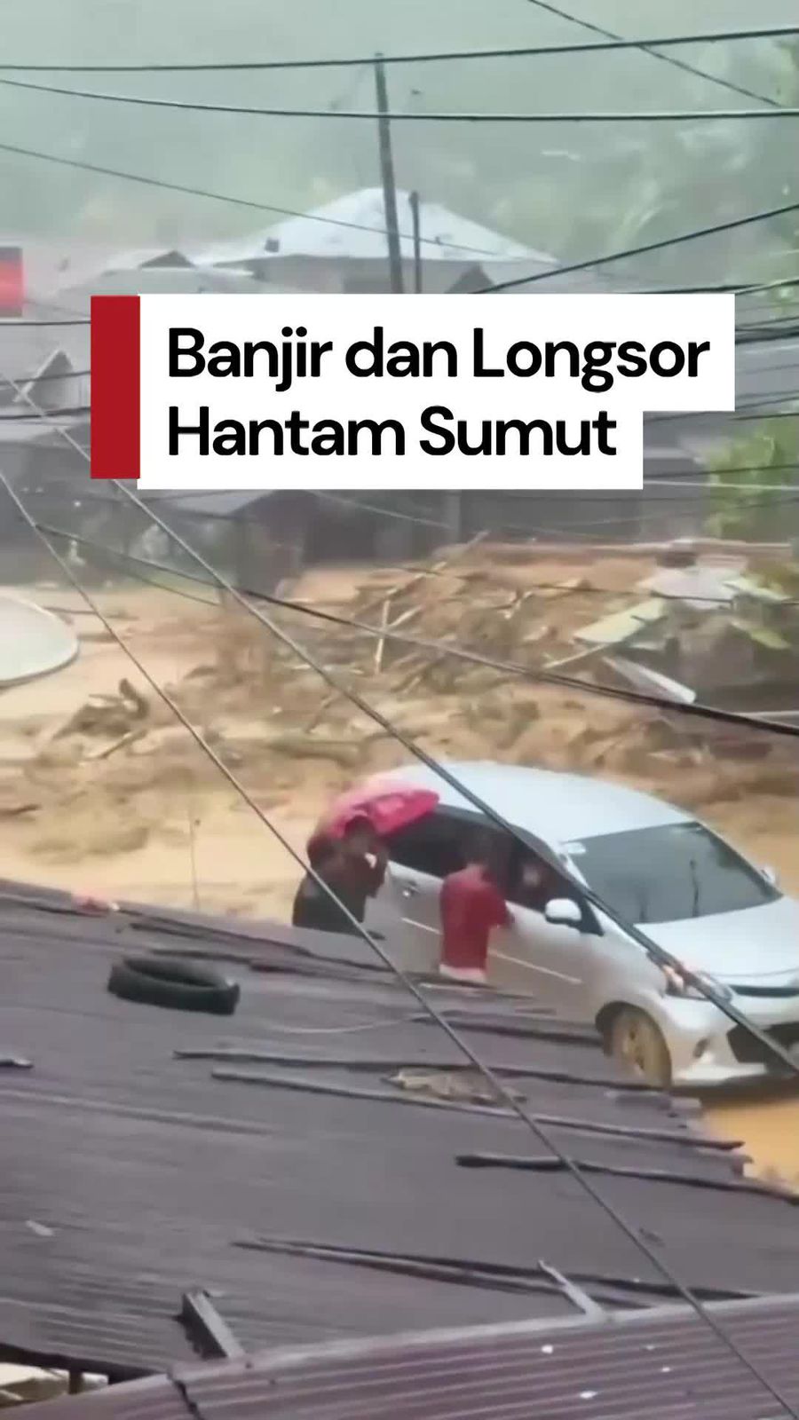 Video: Detik-detik Banjir Bandang dan Longsor Hantam Sumut, 10 Orang Tewas