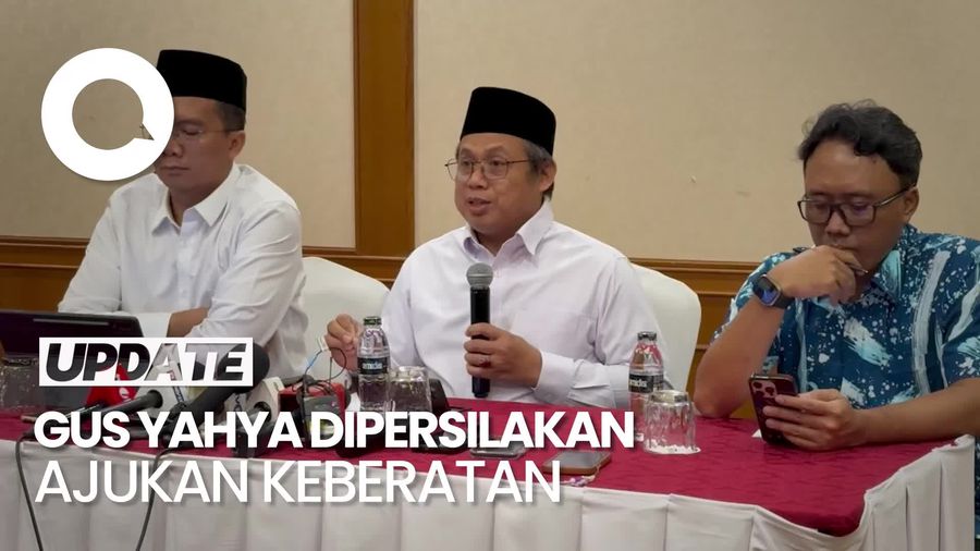 Video Syuriah PBNU Persilakan Gus Yahya Ajukan Keberatan soal Pencopotan