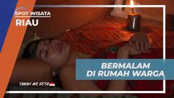 Menginap dan Beristirahat di Rumah Warga Dusun Tualang, Riau  