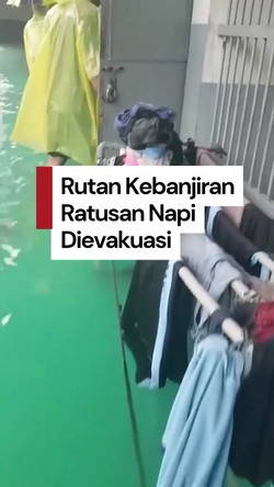 Video: Kondisi Rutan di Langkat Sumut Terendam Banjir, Ratusan Napi Dievakuasi