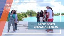 Berfoto dan Menikmati Pesona Danau Kaolin di Belitung  