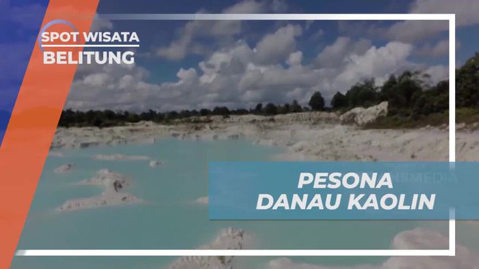 Menikmati Keindahan dan Aktivitas di Danau Kaolin yang Terbentuk dari Tambang di Belitung