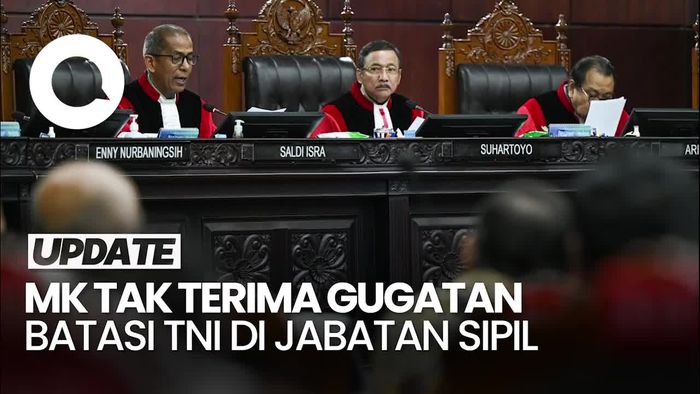 Video: Gugatan Pembatasan TNI di Jabatan Sipil Kandas di MK