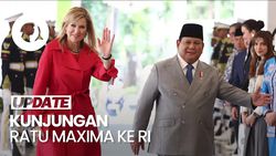  Video: Momen Prabowo Sambut Ratu Maxima di Istana Merdeka