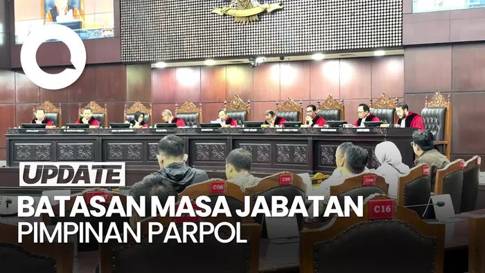 Video: MK Tolak Uji Materi Soal Batasan Masa Jabatan Ketum Parpol
