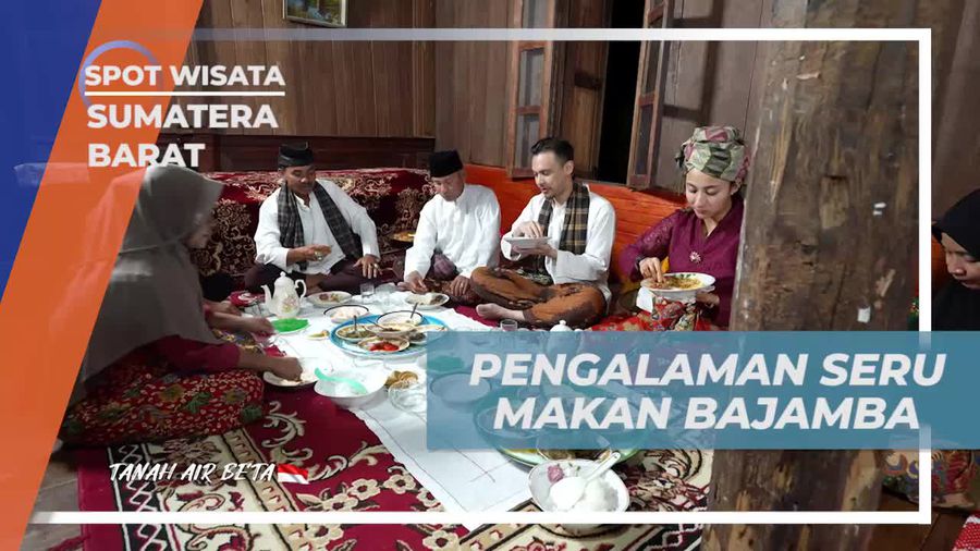 Mengalami Serunya Makan Bajamba Bersama Selebriti di Sumatera Barat 