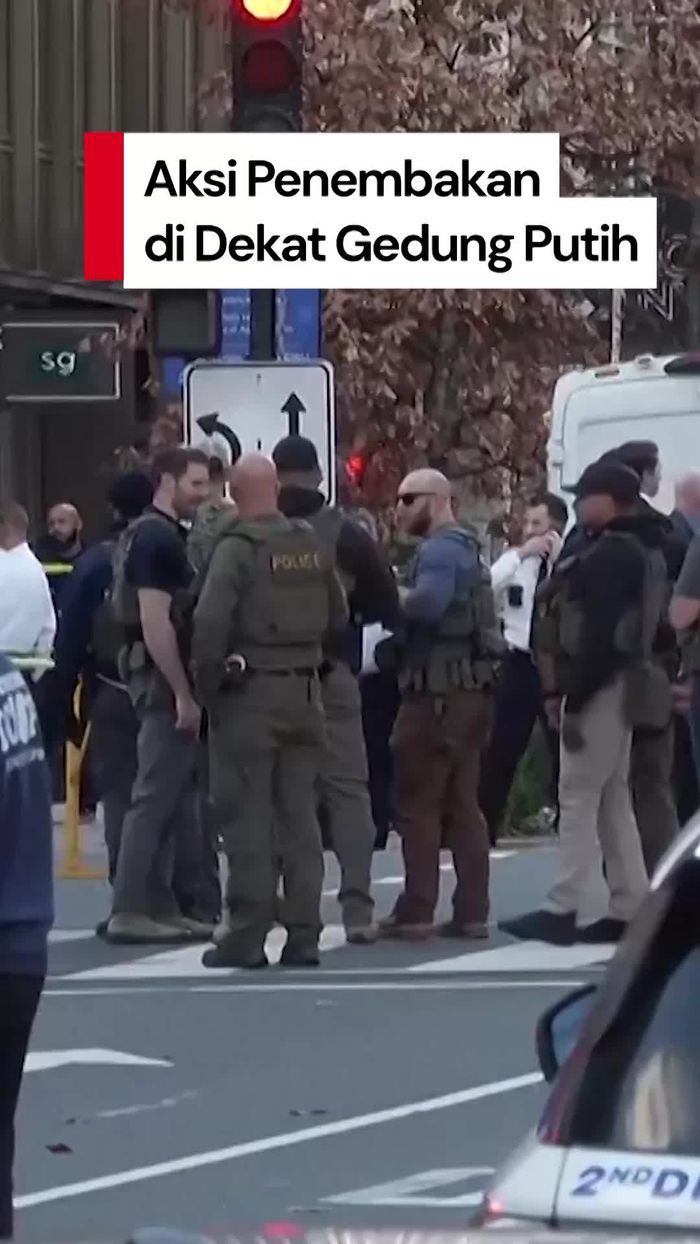 Video: 2 Pasukan Garda Nasional AS Ditembak di Dekat Gedung Putih