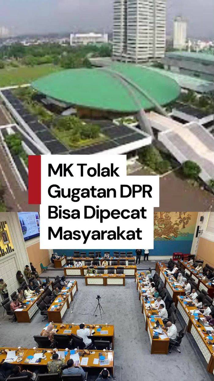 Video MK Tolak Gugatan UU MD3 soal Anggota DPR Bisa Dipecat Rakyat