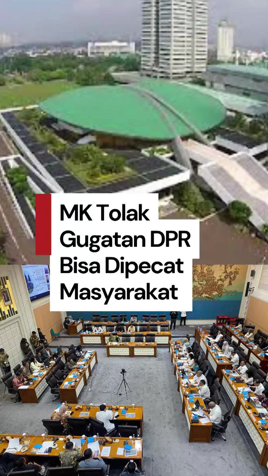 Video MK Tolak Gugatan UU MD3 soal Anggota DPR Bisa Dipecat Rakyat