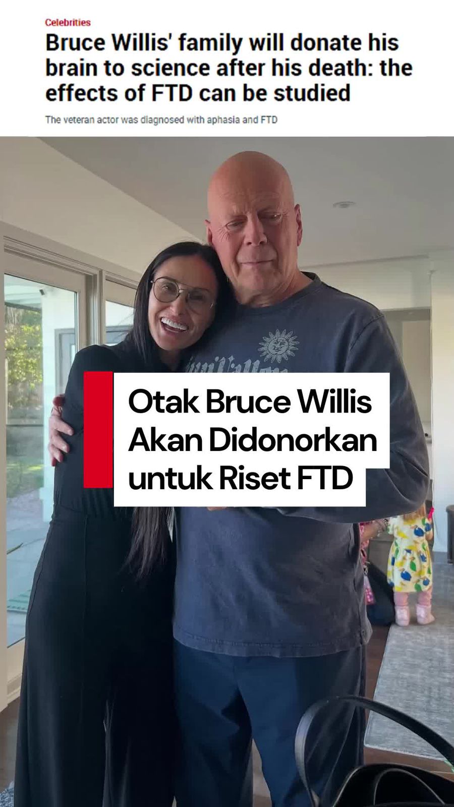 Video: Keluarga akan Donorkan Otak Bruce Willis untuk Riset Demensia