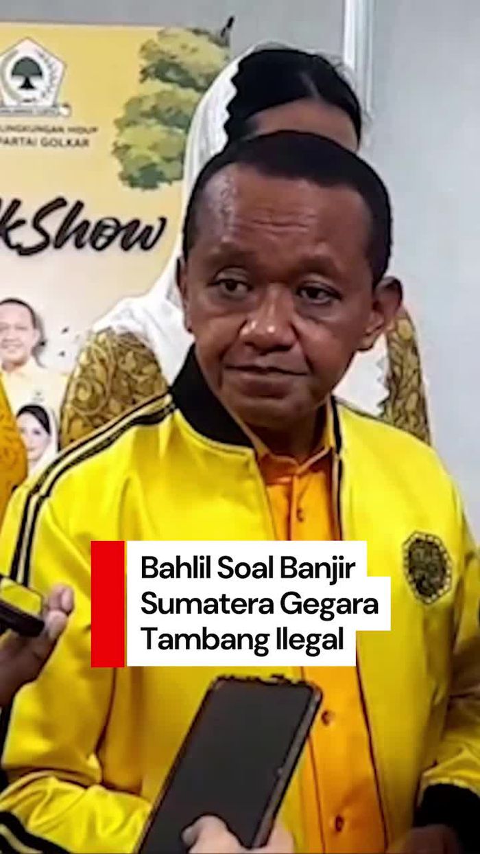 Video: Kata Bahlil Soal Dugaan Banjir di Sumatera Akibat Tambang Ilegal 