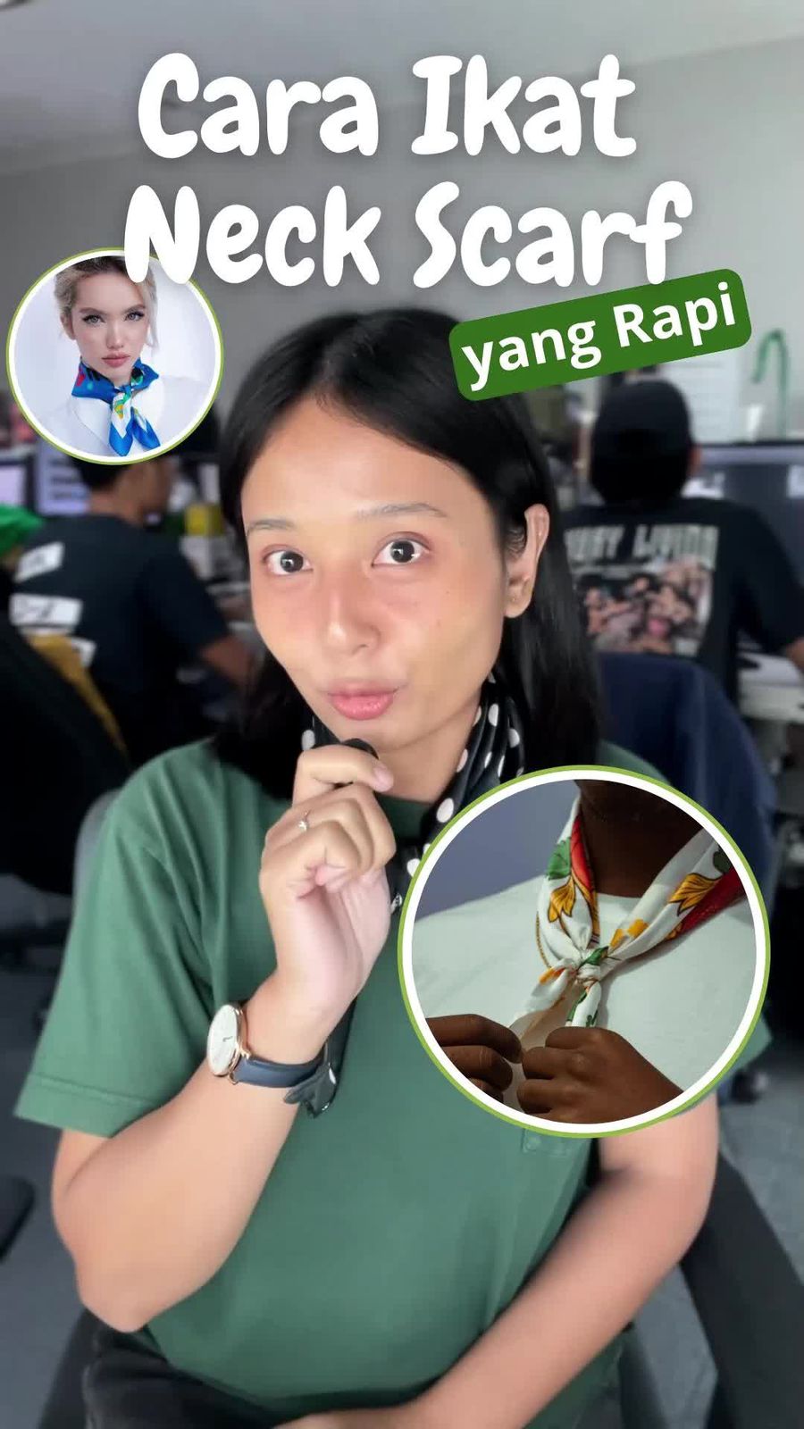 Video: Tutorial Ikat Neck Scarf