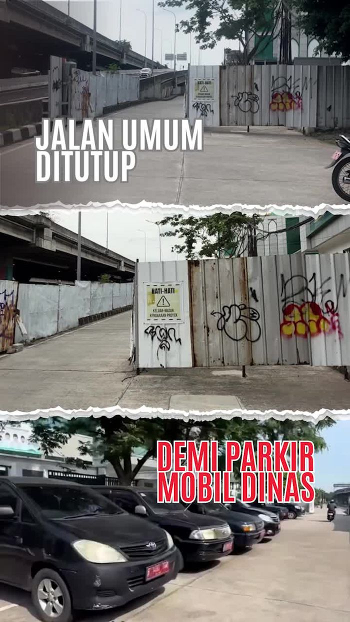  Video: Jalan Depan Kantor Kemenag DKI Ditutup Demi Parkir Mobil, Kok Bisa?