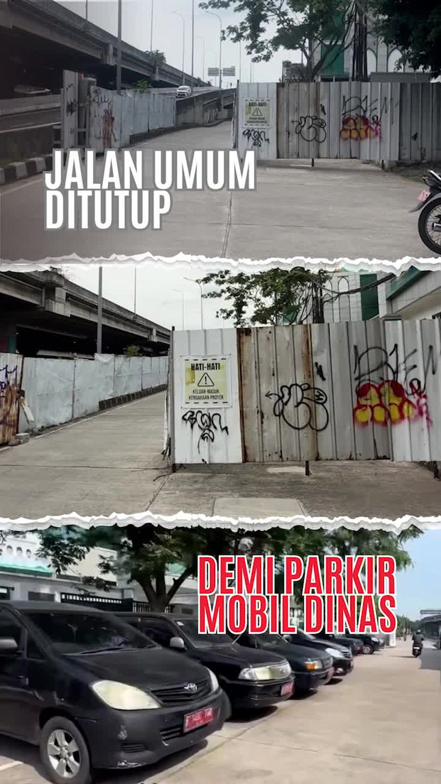  Video: Jalan Depan Kantor Kemenag DKI Ditutup Demi Parkir Mobil, Kok Bisa?