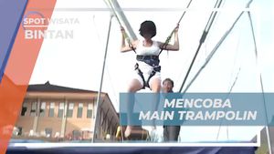 Mencoba Main Trampolin di Nirwana Garden, Sensasi Seru dan Aman  