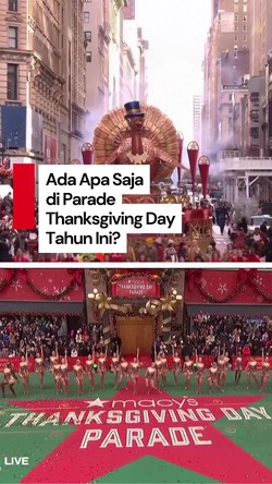 Video: Keseruan Parade Thanksgiving Day 2025 di New York