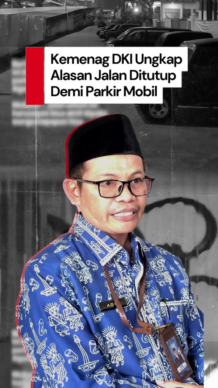 Video: Kemenag DKI Buka Suara Usai Viral Jalan Ditutup untuk Lahan Parkir