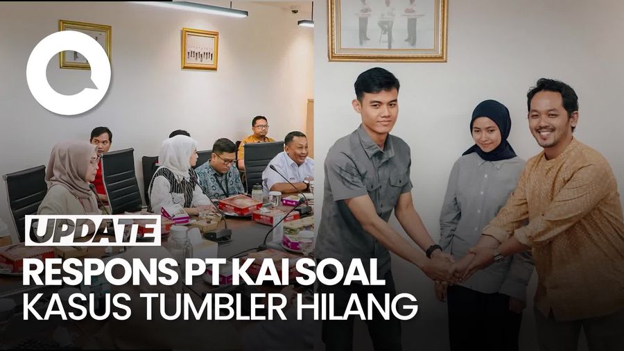Video PT KAI Bantah Pegawai Dipecat Imbas Tumbler Hilang di KRL