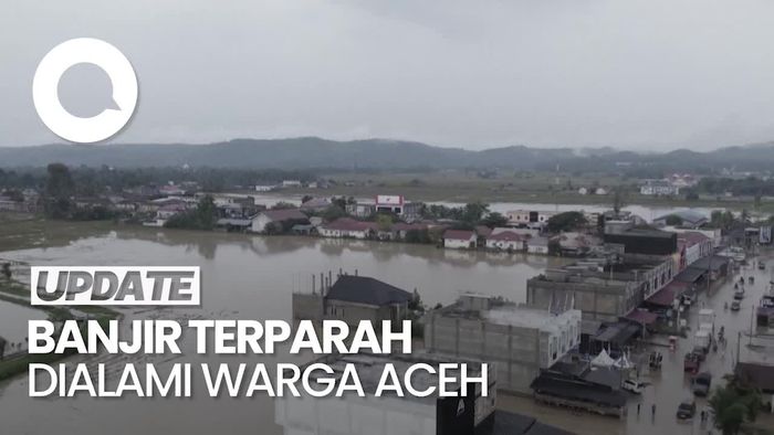 Video Warga Aceh soal Banjir: Seumur-umur Belum Pernah Kayak Gini