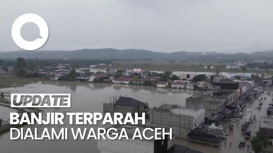 Video Warga Aceh soal Banjir: Seumur-umur Belum Pernah Kayak Gini