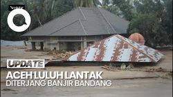 Video Banjir Bandang Luluh Lantakkan Aceh