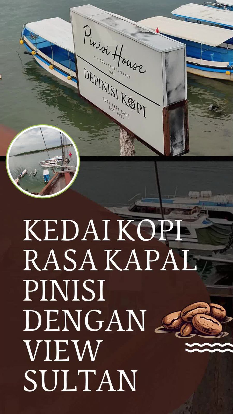 Video: Ngopi di Kapal Pinisi, Tempat Nongki yang Bikin Lupa Pulang