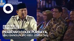 Video Prabowo Colek Menkeu Mau Bangun 300.000 Jembatan: Tambah Pusing Kau