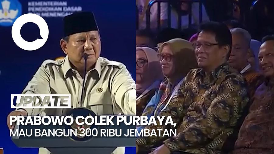 Video Prabowo Colek Menkeu Mau Bangun 300.000 Jembatan: Tambah Pusing Kau