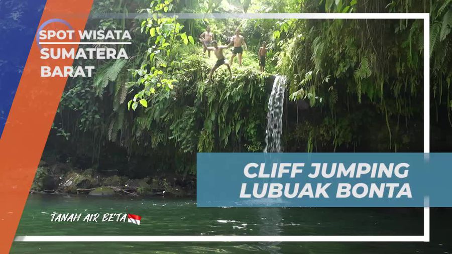 Melakukan Cliff Jumping yang Menegangkan di Lubuak Bonta, Sumatera Barat  