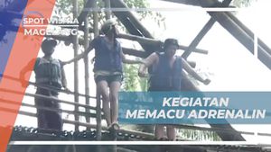 Menciptakan Adrenalin dengan Terjun Bebas dari Jembatan di Sungai Elo, Magelang  