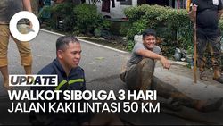 Video Walkot Sibolga 3 Hari Jalan Kaki Lintasi 50 Km Lewati 50 Titik Longsor