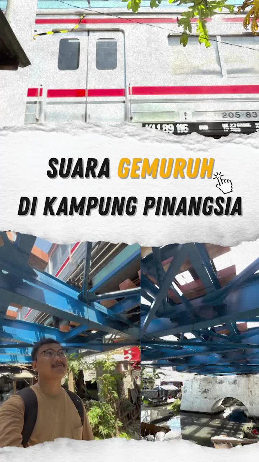 Video: Menyusuri Kampung Pinangsia, Saat Suara Gemuruh Kereta Seolah Tak Henti