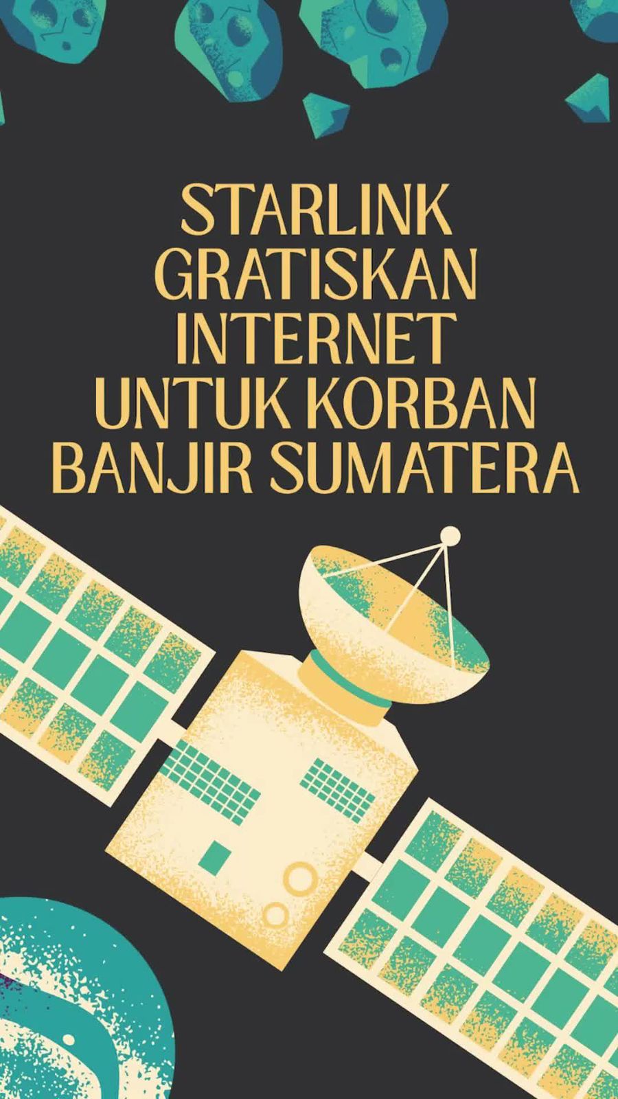 Video: Starlink Gratiskan Internet di Area Terdampak Banjir Sumatera