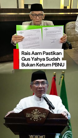 Video: Rais Aam Kiai Miftah Tegaskan Gus Yahya Sudah Bukan Ketum PBNU