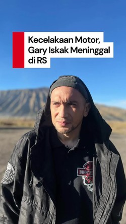 Video Gary Iskak Meninggal karena Kecelakaan Motor