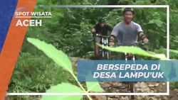 Bersepeda Seru di Desa Lampuuk dan Menikmati Pemandangan Alam Aceh  