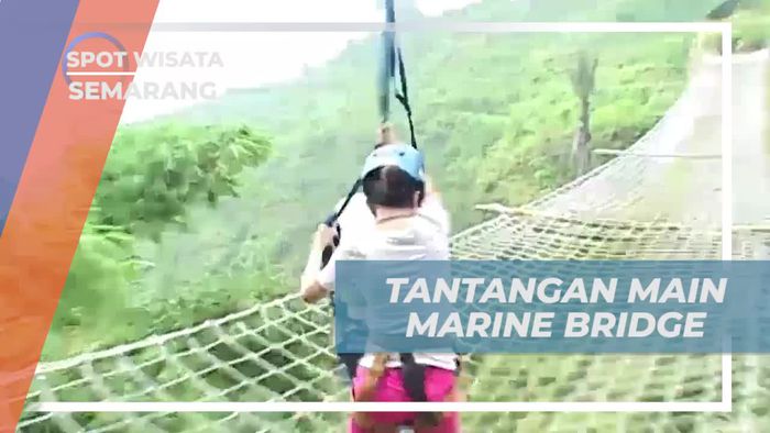 Menantang Diri di Marine Bridge dan Menikmati Pemandangan di Semarang