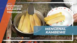 Mengenal Cemilan Khas Buton Tengah, Kambewe, Saat Wisata di Sulawesi Tenggara  